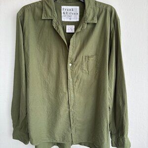Frank & Eileen Eileen Shirt Olive / Moss Green Women’s XL